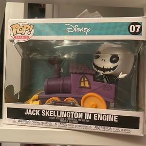 Jack Skelington in Engine #7 from The Nightmare before Christmas